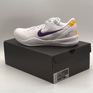NEW Nike Kobe 8 Protro Lakers Home HF9550-100 Fresh Mens 11 Court Purple Gold